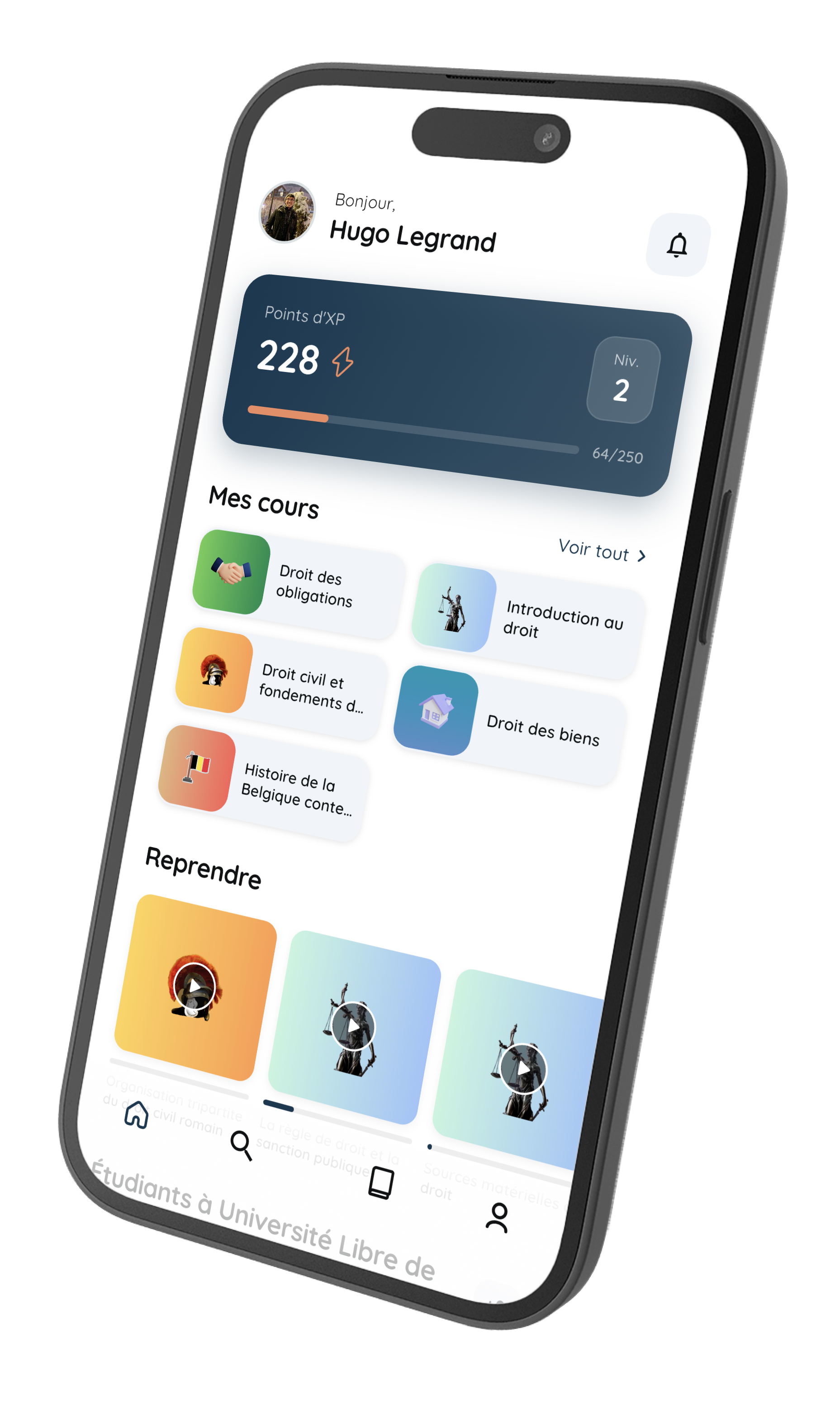 Aperçu de l'application StudyLabs
